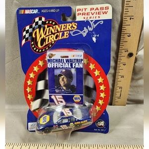 Nascar Driver Micheal Waltrip Autographed Die Cast Car NAPA